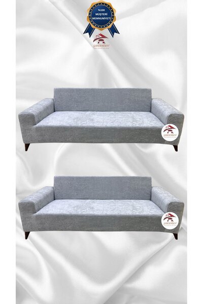 Şahaneev Tekstil Baby Face Lastikli Koruyucu Giydirme Koltuk Örtüsü - Açık Gr...