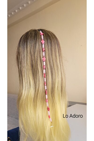 LO ADORO 2-Piece Snap-On Hair Holiday Accessory Pearl Bead Oyster Seashell St...