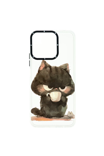 SEP Toc TPU+PC Creative Case Honor 200 Smart Angry Cat