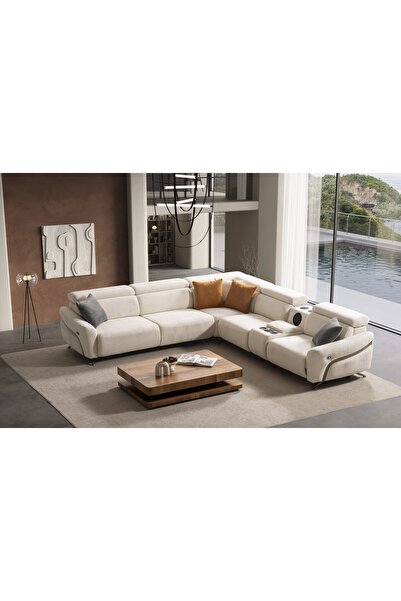 Nıno TESLA MEKANİZMALI 5 MODÜL KÖŞE KOLTUK TAKIMI