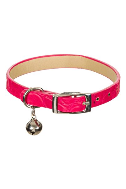 OEM Red cat collar with safety clip and bell.
