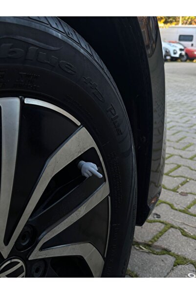 MOTTOMOR Araç Sibop Kapağı 4'Lü Set Figür Orta Parmak Özel Tasarım Araba Motor