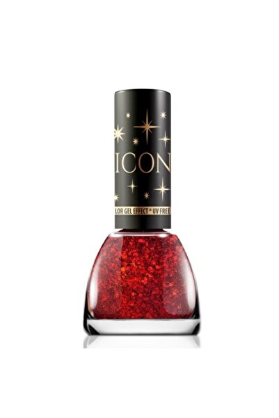 Revers Icon Glitter Nail Polish Red