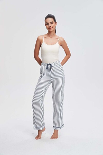 Livia Striped Long Trousers