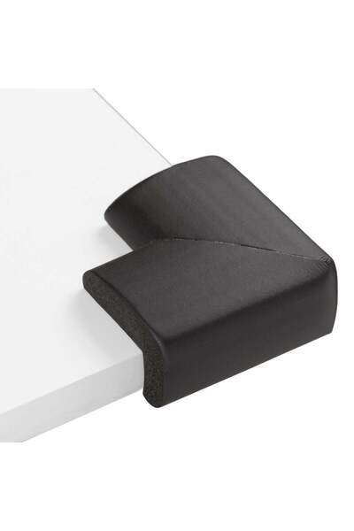 OEM Protective protectors for the corners of the table, made of dark brown fo...