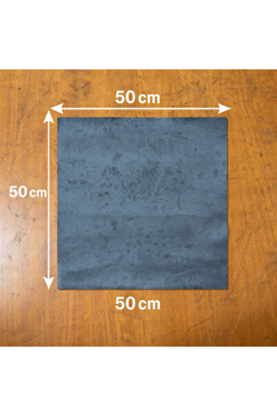 Bitacir Kendinden Yapışkanlı Alkantara Süet Suni Deri - Antrasit 50 X 50