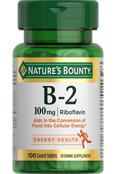 Bayer Nature's Bounty Vitamin B2 Riboflavin 100 Mg 100 Tablets