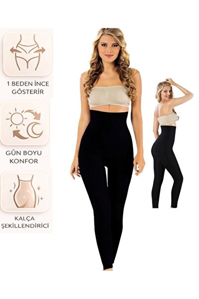 bipamuk Women's Corseted Long Leggings High Waist Shaping / Sculpting Sports ...
