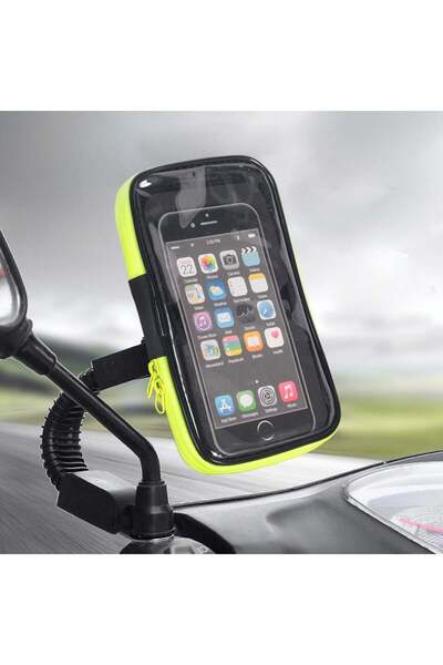 OEM Waterproof mobile phone holder, with motorcycle handlebar mount, transpar...