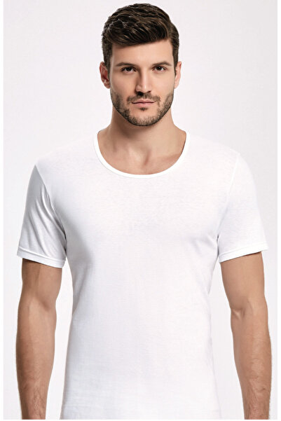İlke Men'S, White, Single Jersey, Exclusive, 6-Pack Undershirts