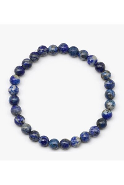 Taşmir سوار من حجر اللازورد الطبيعي بقطع دائري 6 مم