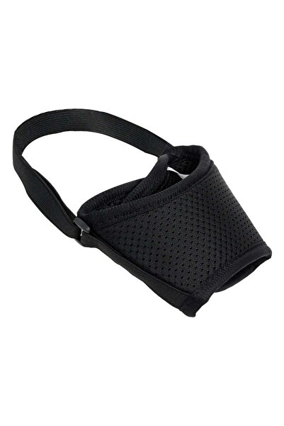 OEM Botnita pentru caine de culoare neagra cu banda cu scai si curea reglabil...