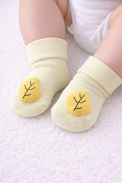greenmoss 100% Cotton Figured Baby Socks