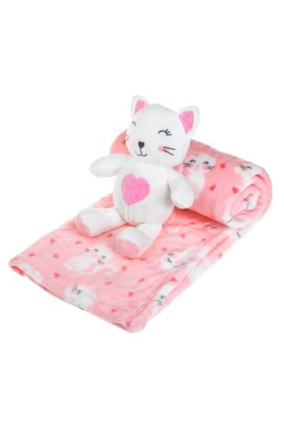 OEM Baby blanket for girls, with velvety texture and very soft touch. Pink co...