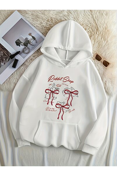 Deocept Unisex Printed Hooded Kangaroo Pocket Comfortable Fit Oversized Cut S...