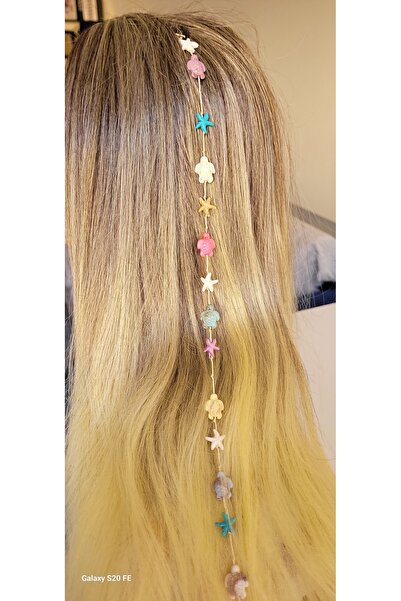 LO ADORO 2 Pieces Holiday Hair Accessory Kızıl Dereli Model 2-Pack
