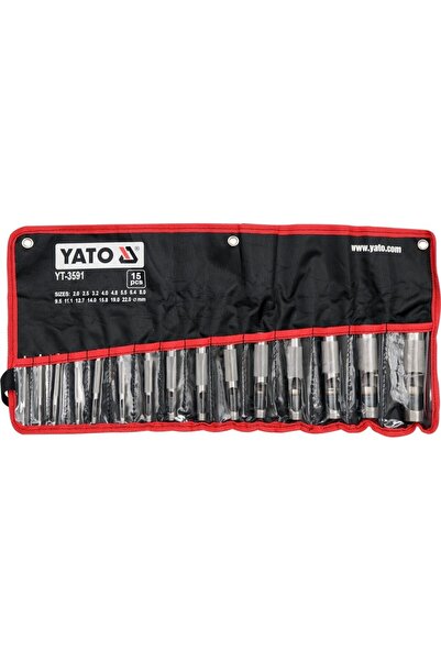 Other Leather punches, set of 15 / YT-3591 / YATO