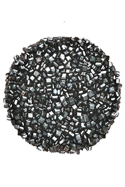 telaşe memuru Parlak Siyah Sanding Kum Şekerleme 50 gr - Yenilebilir Pasta Süsü