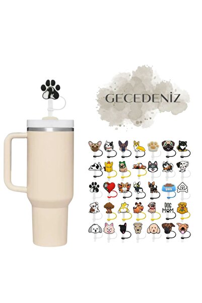 GECEDENİZ سدادة شفاطة متوافقة مع الترمس للكلاب رقم 15