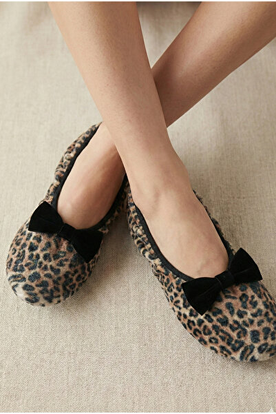 Mijja أحذية منزلية مخملية بفيونكة مخملية، هدية يومية، أحذية منزلية غير قابلة ...