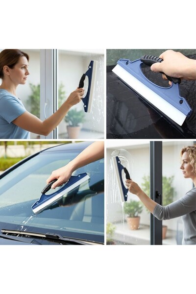 Modifiyum Çok Amaçlı Cam Çekçeği Araç Camı Duşakabin Fayans ve Ayna İçin Leke...