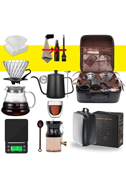Generic V60 Specialty Coffee Brewing Kit (10 pieces)