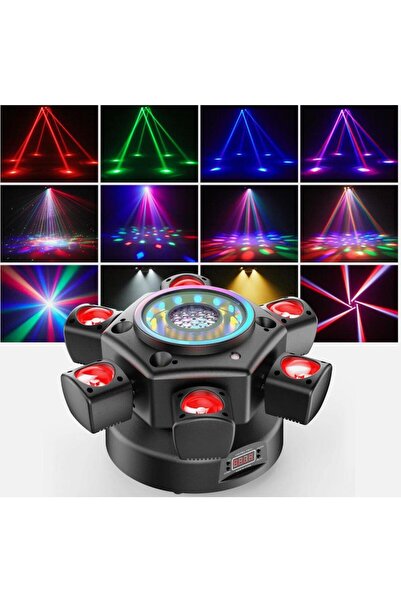 DJ PRO 6 BAŞLI LED CREE BEE EYES-2 150 WATT LED STROBE LAZER ROBOT IŞIK