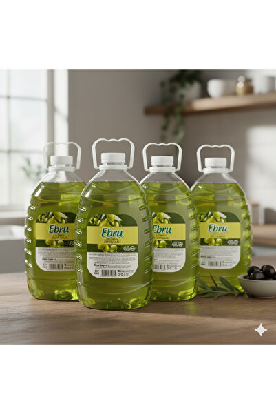Ebru صابون سائل بزيت الزيتون 4 لتر 4 قطع
