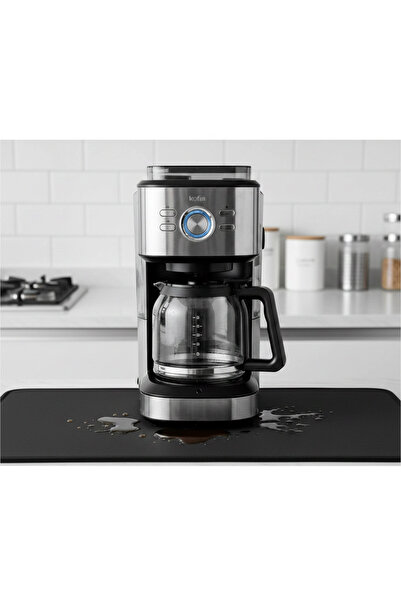 ÇERÇİCİ Coffee Machine Base Water Absorbent Non-Slip Base Countertop Protecto...
