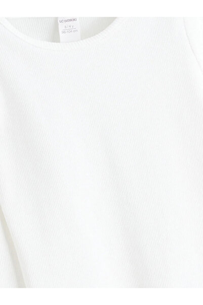 LC Waikiki guler rotund Rochie și tricou pentru fete cu flori