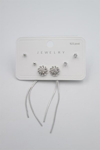 toyigoo Multiple Set Earrings - Silver