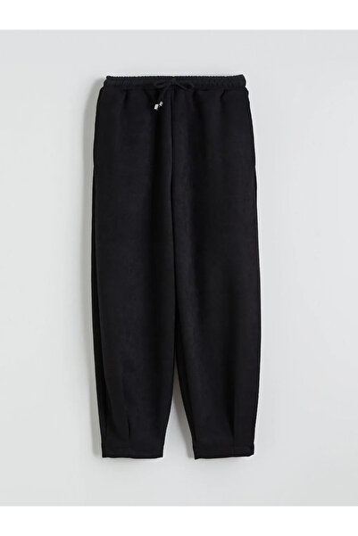 LC Waikiki Elastic Waist Suede Look Women's Jogger Pants