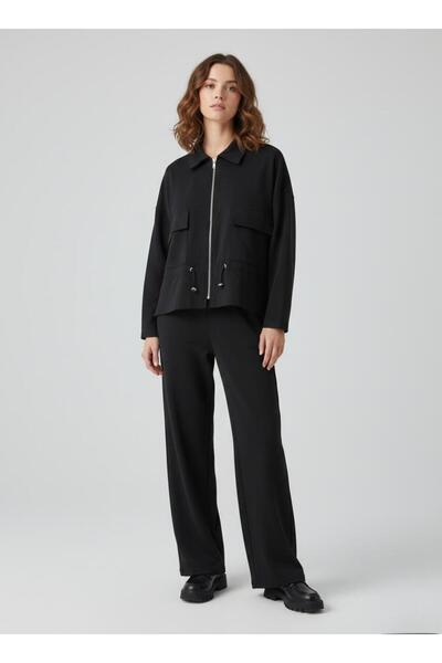 NOXS Kadın Modal Fermuarlı Alt Üst Takım