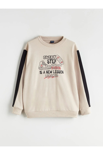 LC Waikiki Crew Neck Boy's Tracksuit Set