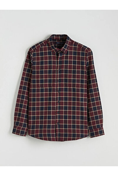 LC Waikiki Long Sleeve Plaid Pattern Men's Shirt