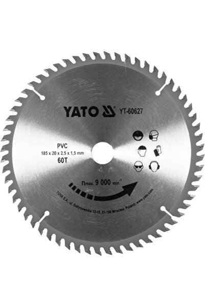 Other PVC CUTTING DISC 185/60T 20MM YT-60627 YATO