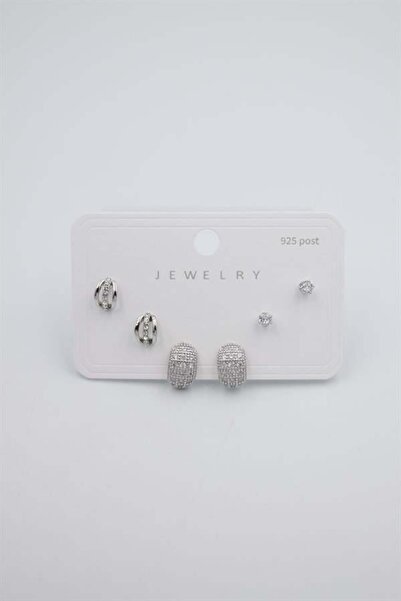 teknoparkx Multiple Set Earrings - Silver