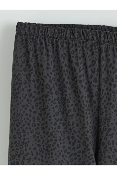 LC Waikiki Shirt Collar Leopard Print Women's Pajamas Set