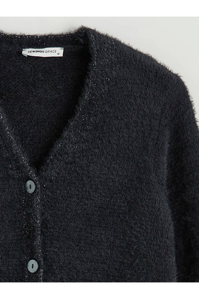 LC Waikiki V-Neck Women's Knitwear Cardigan