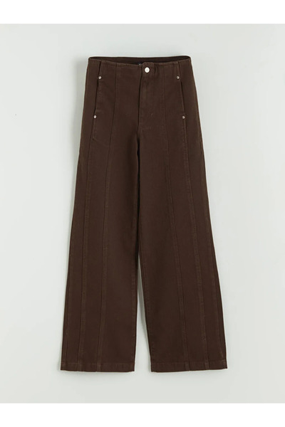 LC Waikiki Pantaloni Jean de damă Wideleg