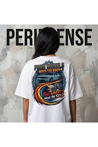 YRN COLLECTION Tricou oversize unisex din bumbac pieptănat premium, imprimat,...