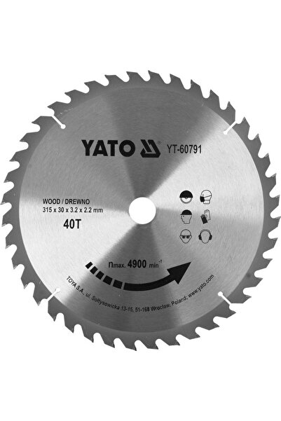 Other WIDIA BLADE FOR WOOD 315X40TX30MM YT-60791 YATO