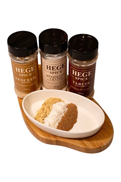 Hege Spice Tarçın & Zencefil & H.Cevizi Tatlı 3'lü Seti