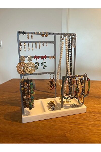 Generic Takı Standı Küpe Kolye Bileklik Düzenleyici Takı Organizer Modern Dek...