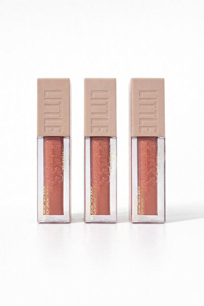 Lesvip's 3'lü Likit Lipgloss Ruj Seti Yüksek Pigmentli Kalıcık