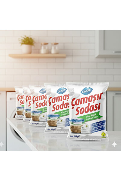 Çiçeğim Çamaşır Sodası 500 gr 5 ADET