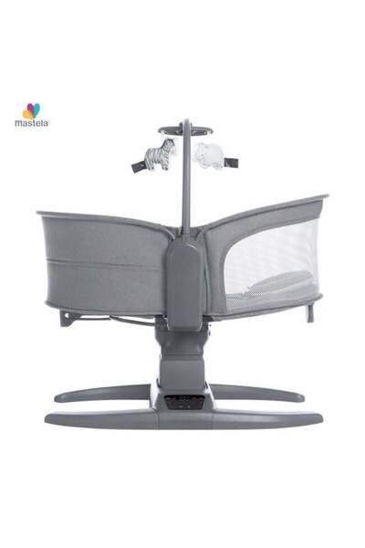 Mastela سرير وكرسي هزاز كهربائي ذكي 4 في 1، دوران 360 درجة