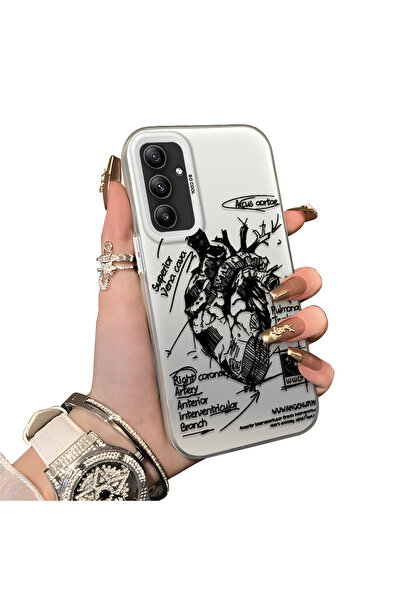 ucuc حافظة سيليكون متوافقة مع هاتف سامسونج جالاكسي A34 5G ذات حافة صلبة ومضاد...