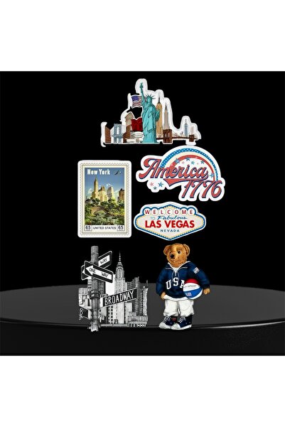 Limitless Design مجموعة ملصقات ذات طابع أمريكي - ملصقات متنوعة للولايات المتح...