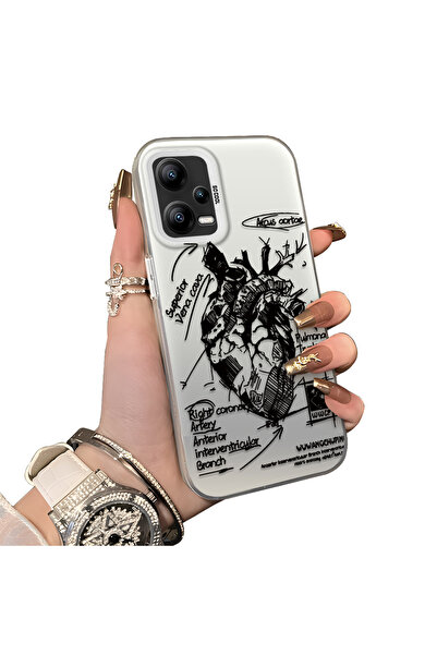 ucuc حافظة Xiaomi Poco X5 5G متوافقة مع الحافة السيليكونية الصلبة والمضادة لل...